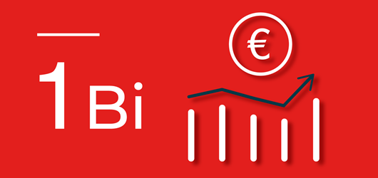 2021 - 1 BILLION EUROS IN SALES